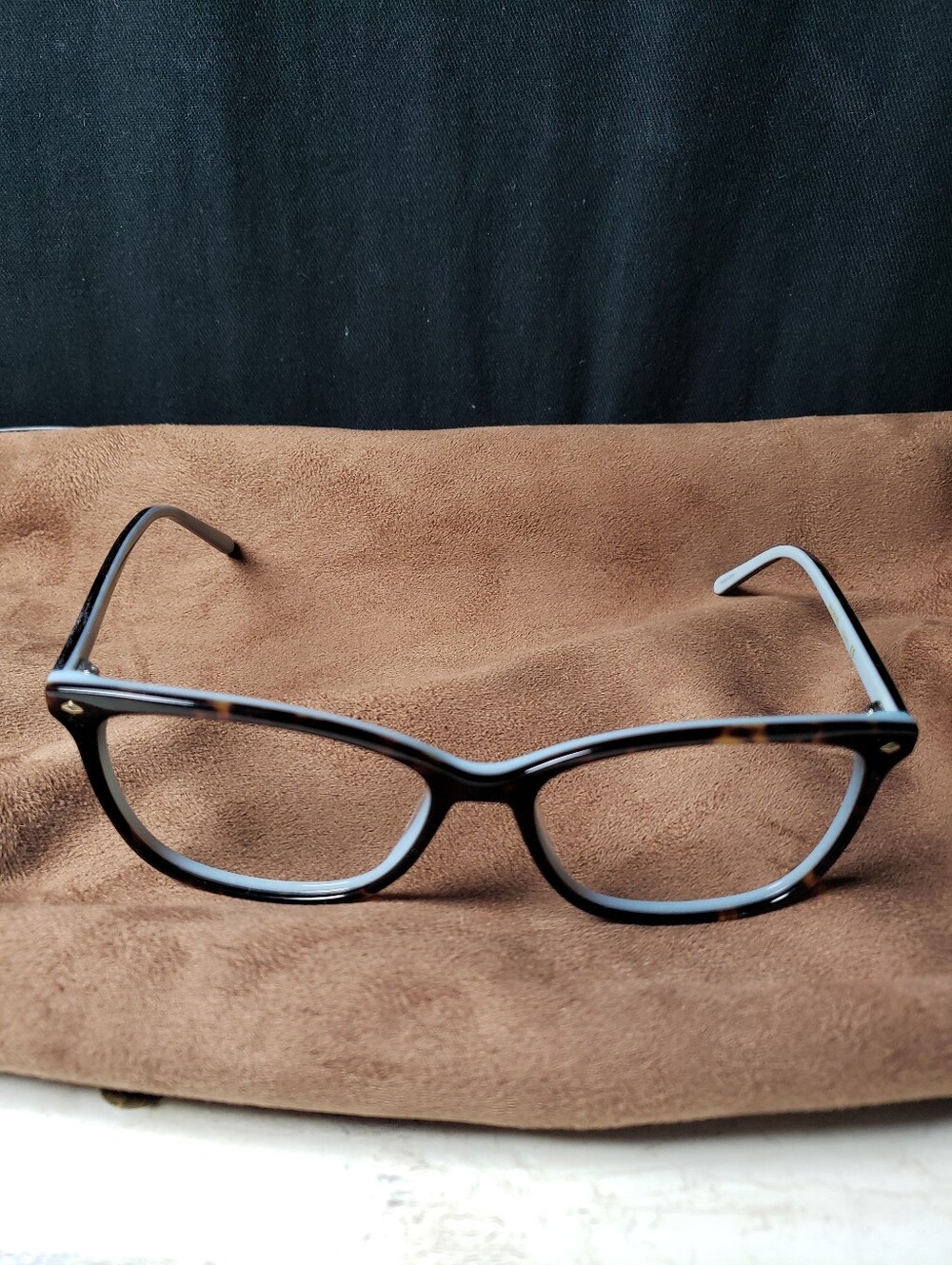 Via Spiga 350-S Eyeglass Frames by Zyloware - 135mm in Tortoise Shell/ Blue